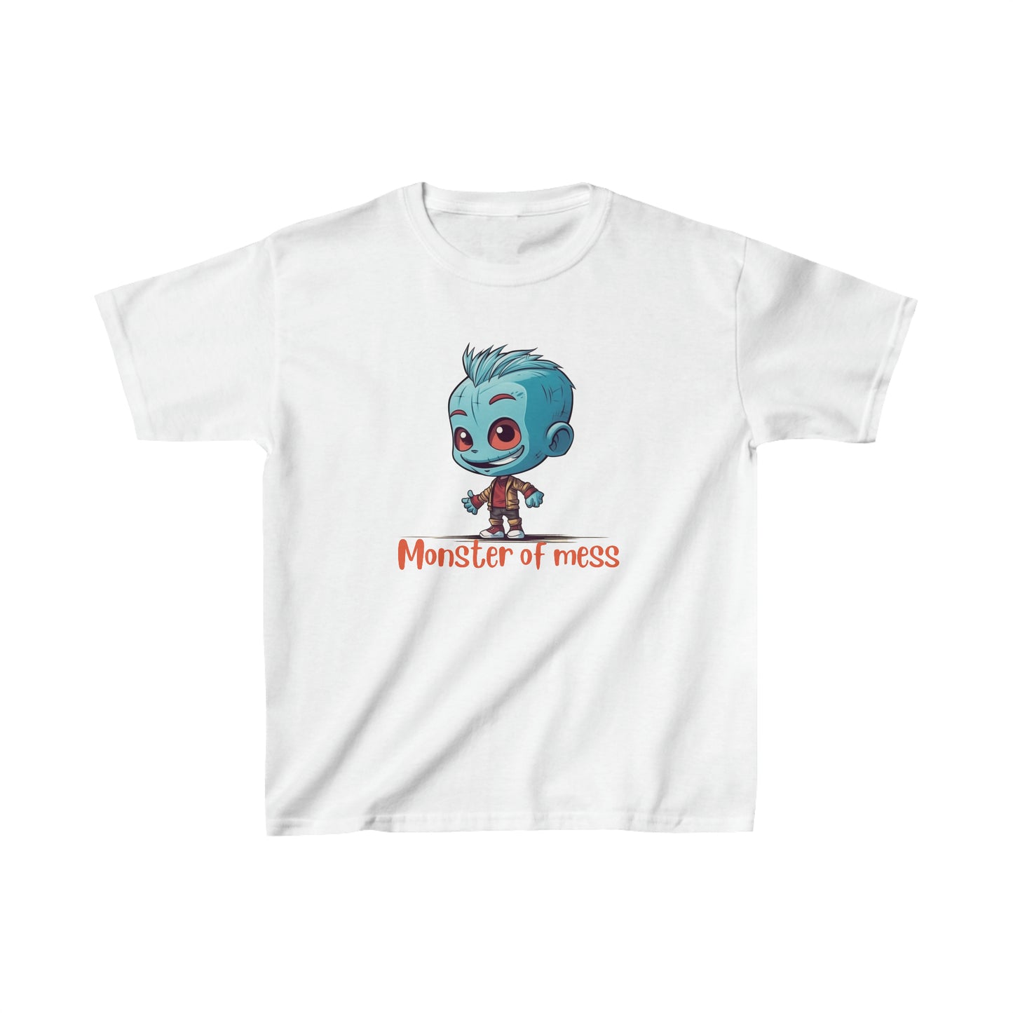 Kids' Monster of Mess Comfort, Durability, and Vibrant Style Kids Heavy Cotton™ Tee - owl2you