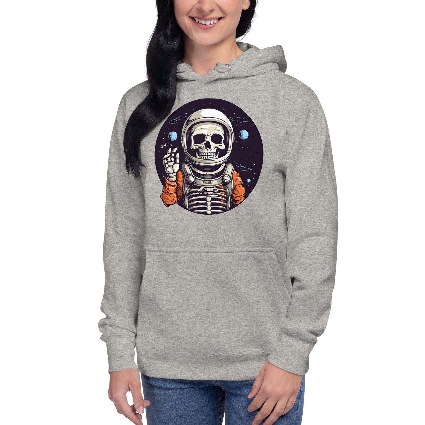Halloween Astronaut: Spaceman in a Haunted Spaceship Hoodie