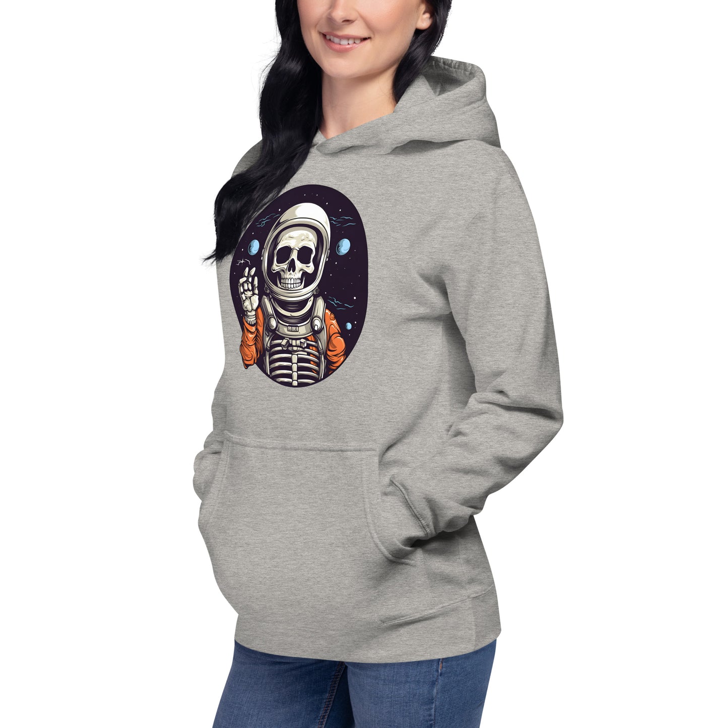 Halloween Astronaut: Spaceman in a Haunted Spaceship Hoodie
