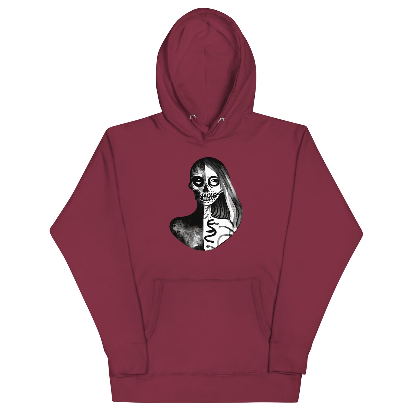 Hoodie Featuring the Enigmatic Caravela Woman