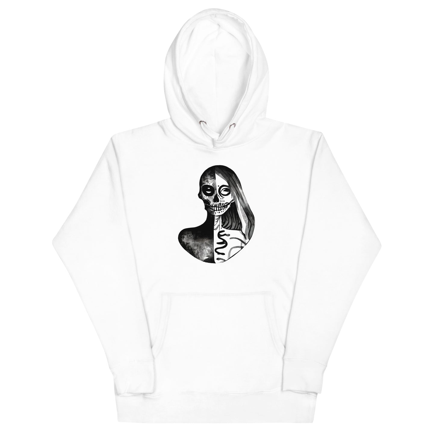 Hoodie Featuring the Enigmatic Caravela Woman