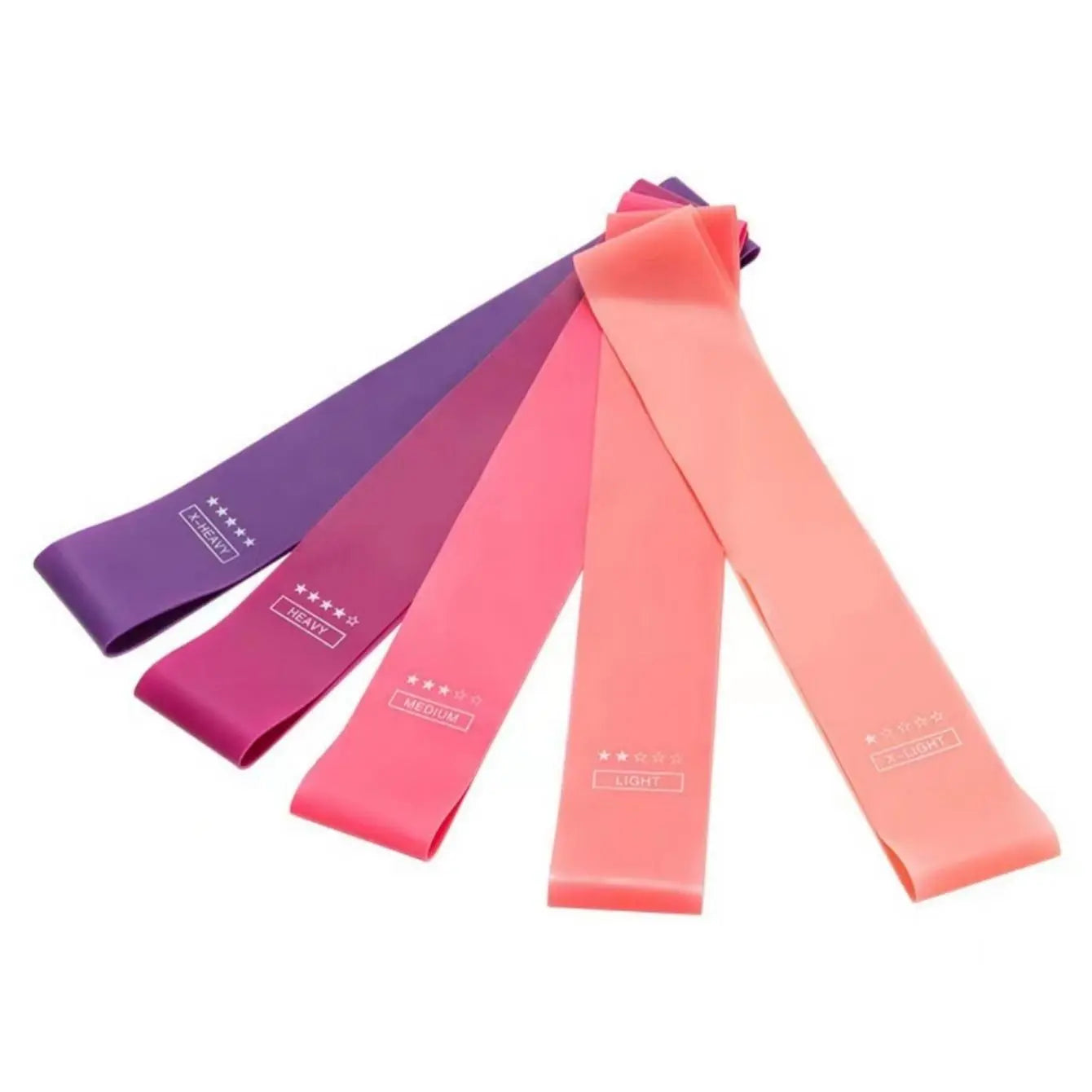 5Pcs/Set Resistance Band, Elastic Fitness Band, Workout Band for Arms, Gym Exercise Stretching Training Equipment