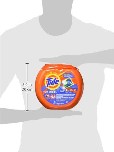 Tide PODS Liquid Laundry Detergent Soap Pacs HE Compatible 76 Count Powerful 3-in-1 Clean in one Step Original Scent