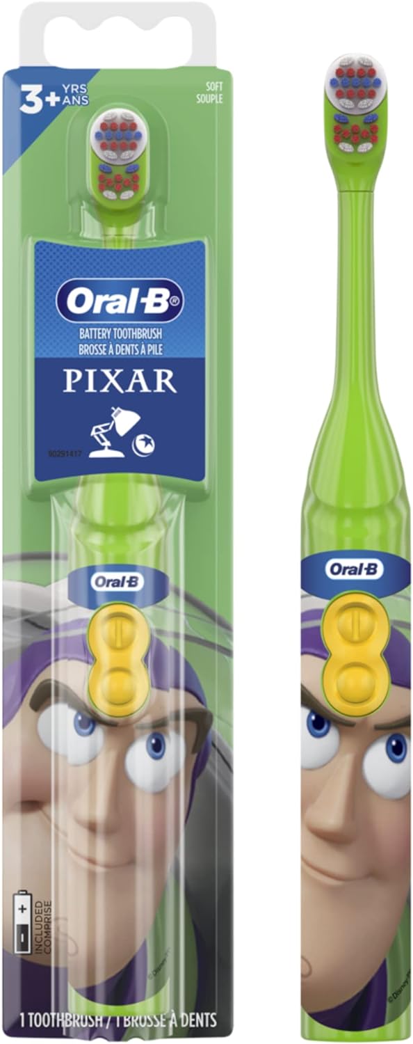 Oral-B Kids Battery Power Electric Toothbrush Featuring Disney's Frozen for Children and Toddlers age 3+, Soft (Characters May Vary)