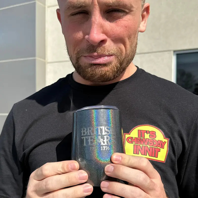British Tears Laser Etched Tumbler