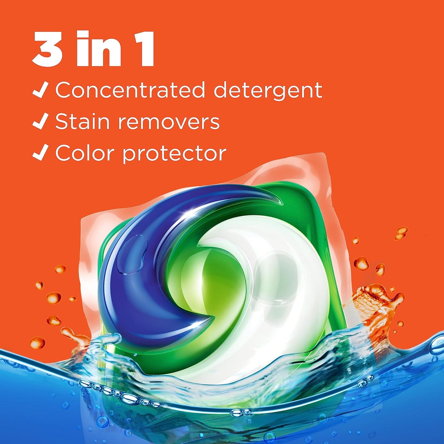 Tide PODS Liquid Laundry Detergent Soap Pacs HE Compatible 76 Count Powerful 3-in-1 Clean in one Step Original Scent