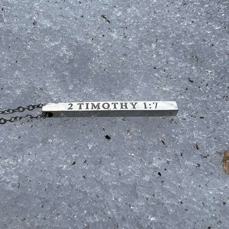 2 Timothy 1:7 Necklace