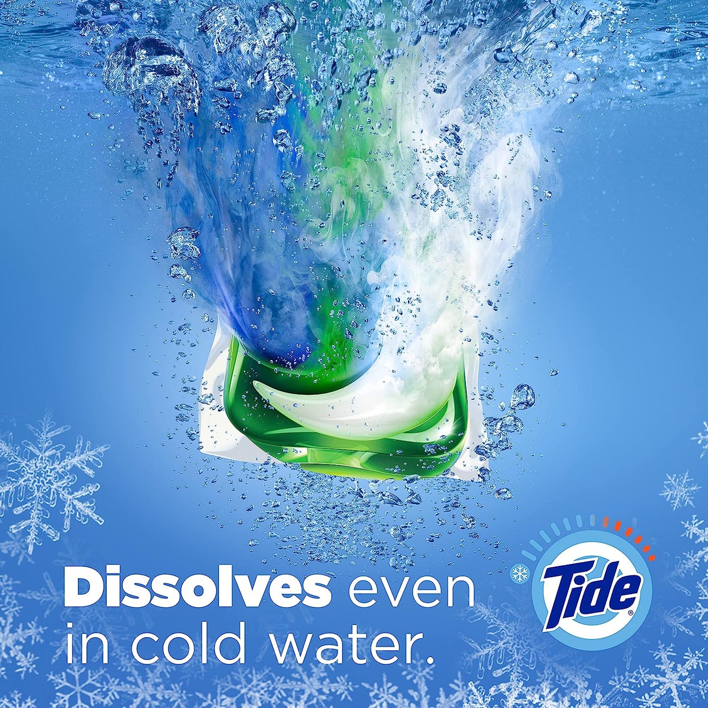 Tide PODS Liquid Laundry Detergent Soap Pacs HE Compatible 76 Count Powerful 3-in-1 Clean in one Step Original Scent