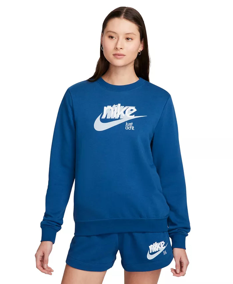 Women'S Sportswear Club French Terry Graphic Crewneck Fleece Sweatshirt