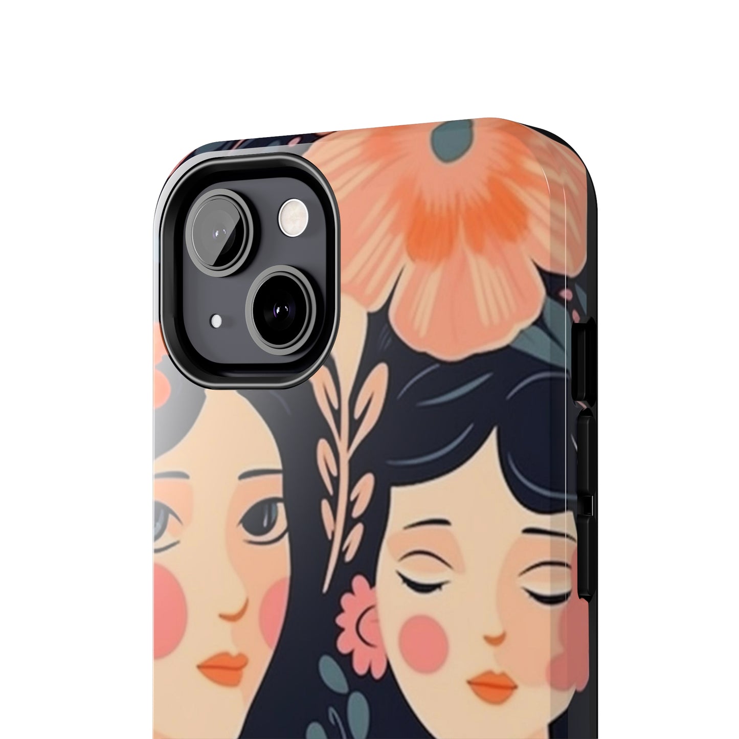 Flower MagSafe Case, Boho Wildflower Apple iPhone 14 Case, Retro Phone Case, Flower Phone Case, Cute Trendy iPhone Case, iPhone 13 - owl2you
