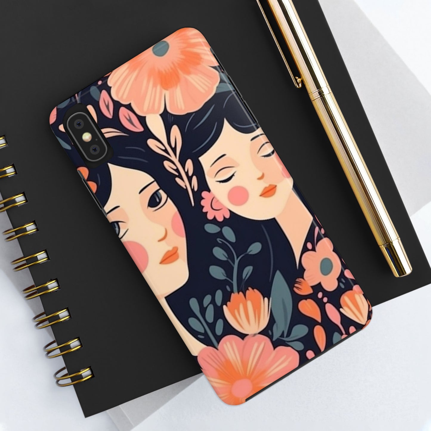 Flower MagSafe Case, Boho Wildflower Apple iPhone 14 Case, Retro Phone Case, Flower Phone Case, Cute Trendy iPhone Case, iPhone 13 - owl2you
