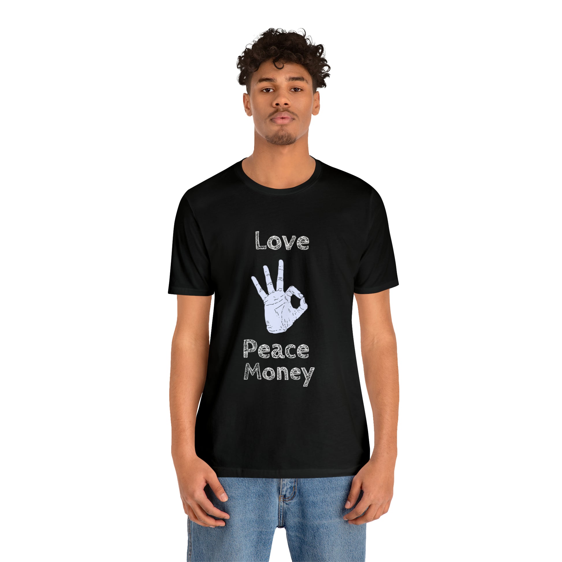 Peace Love Money Shirt, Happiness T-Shirt , Unisex Shirt, Inspirational Tee, Peace Shirt, Love Shirt - owl2you
