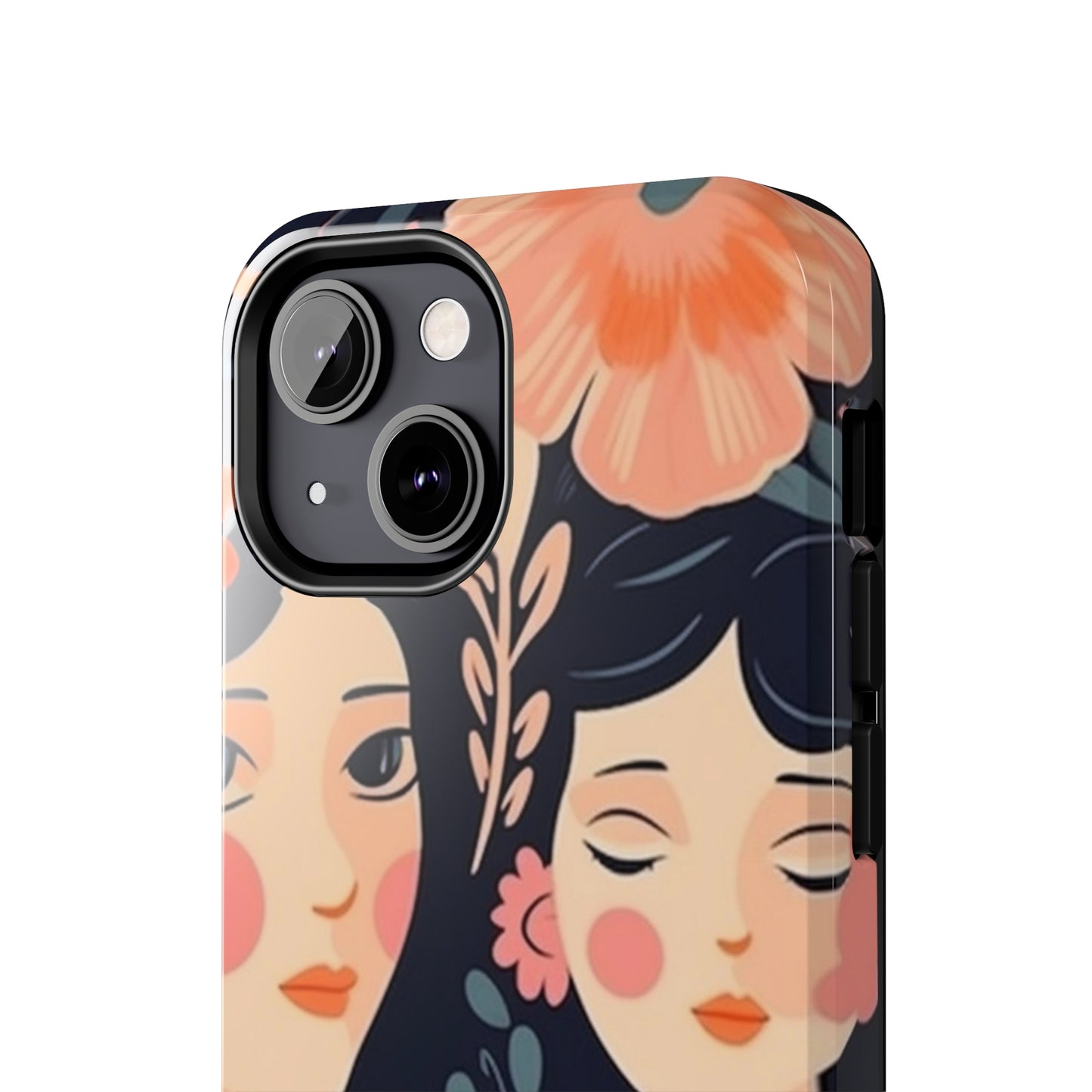 Flower MagSafe Case, Boho Wildflower Apple iPhone 14 Case, Retro Phone Case, Flower Phone Case, Cute Trendy iPhone Case, iPhone 13 - owl2you