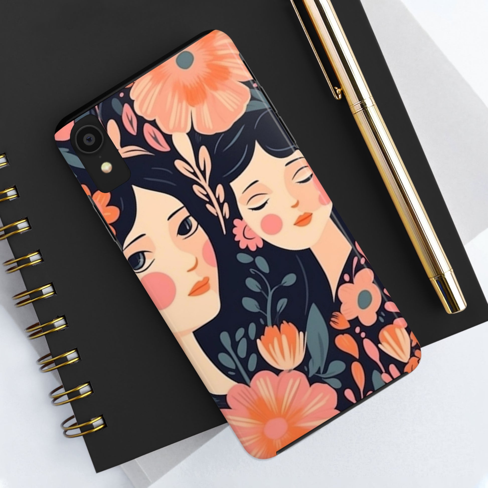 Flower MagSafe Case, Boho Wildflower Apple iPhone 14 Case, Retro Phone Case, Flower Phone Case, Cute Trendy iPhone Case, iPhone 13 - owl2you