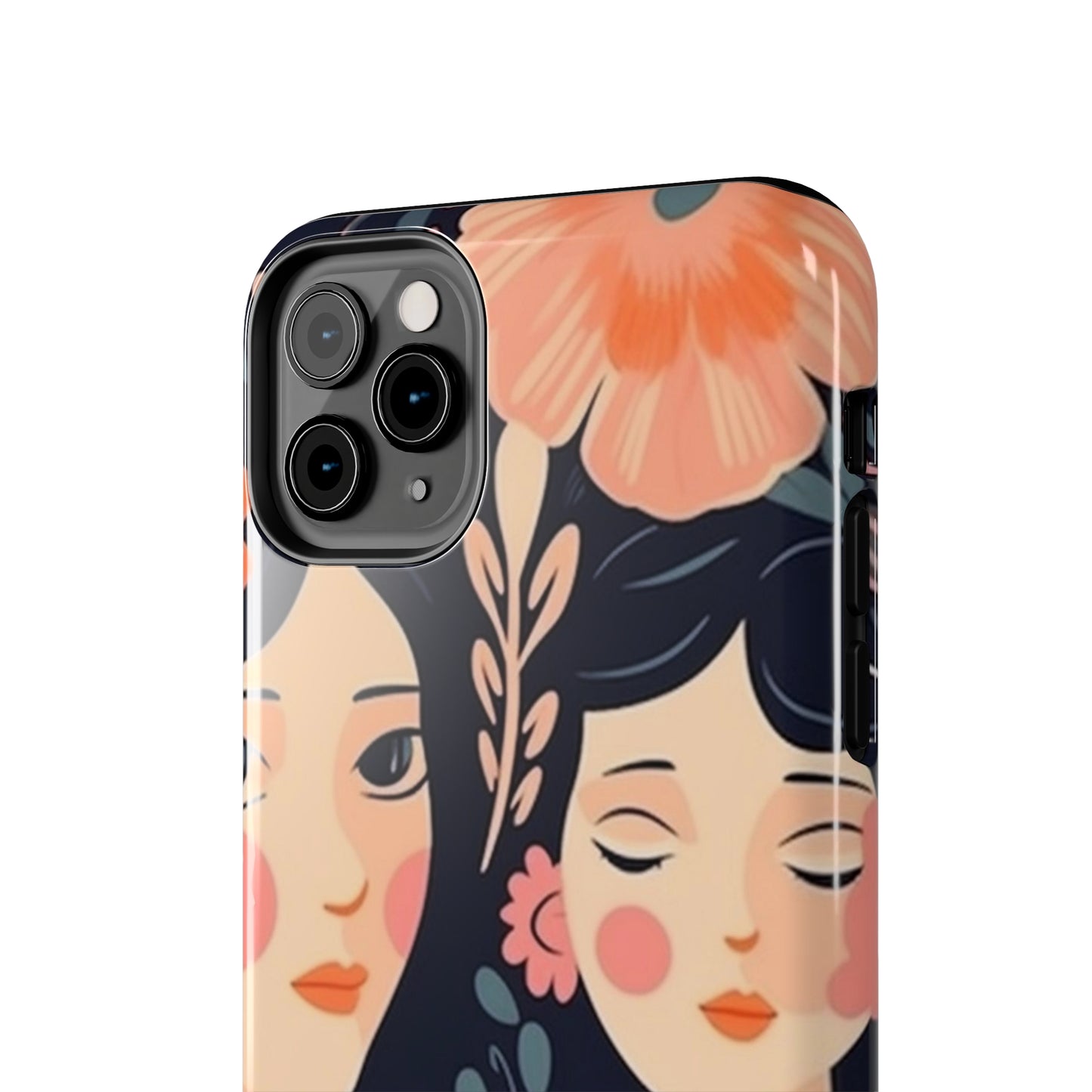 Flower MagSafe Case, Boho Wildflower Apple iPhone 14 Case, Retro Phone Case, Flower Phone Case, Cute Trendy iPhone Case, iPhone 13 - owl2you
