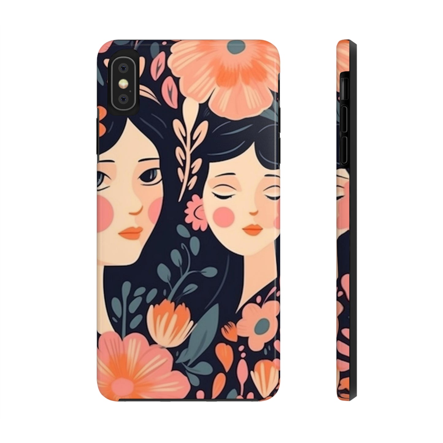 Flower MagSafe Case, Boho Wildflower Apple iPhone 14 Case, Retro Phone Case, Flower Phone Case, Cute Trendy iPhone Case, iPhone 13 - owl2you