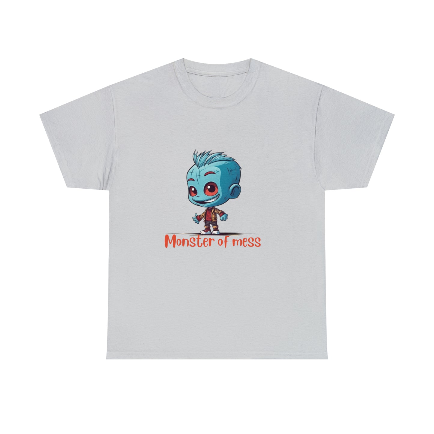 Monster of Mess Unisex Heavy Cotton Tee - Chaos Meets Style - owl2you
