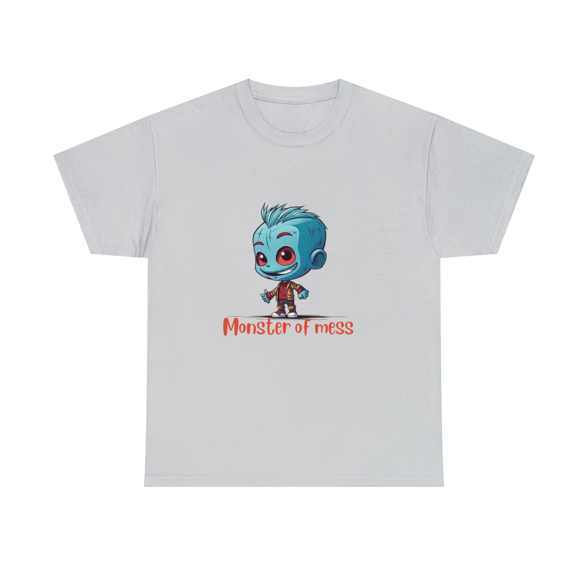 Monster of Mess Unisex Heavy Cotton Tee - Chaos Meets Style - owl2you