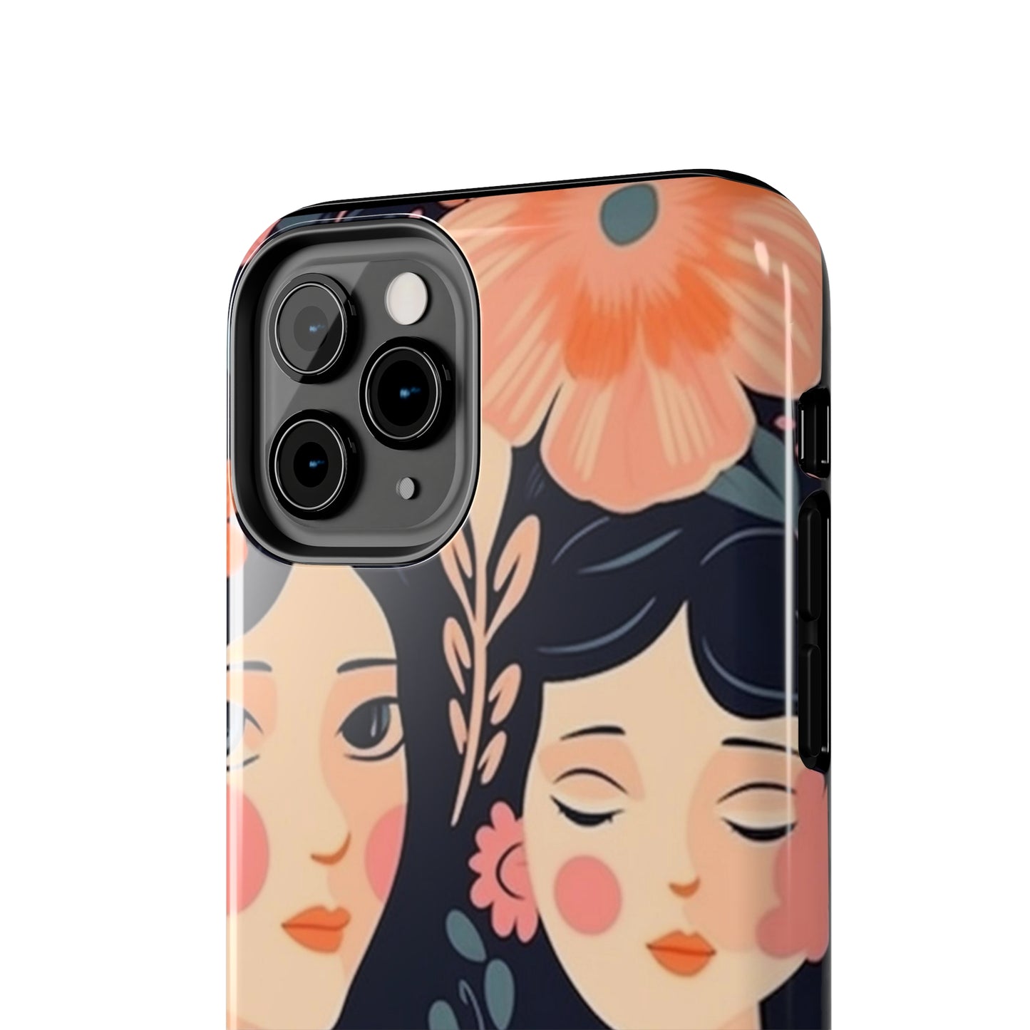 Flower MagSafe Case, Boho Wildflower Apple iPhone 14 Case, Retro Phone Case, Flower Phone Case, Cute Trendy iPhone Case, iPhone 13 - owl2you