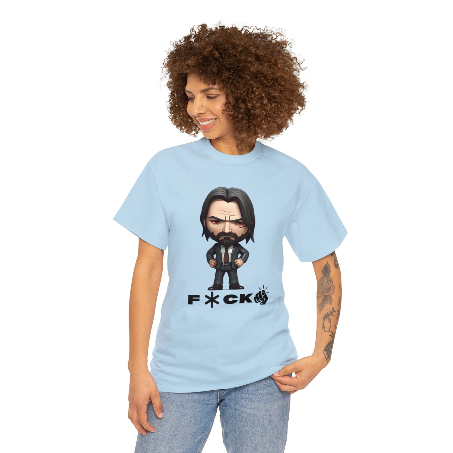 Legendary John Wick Funko Pop-Inspired Pullover: Unleash Your Inner Action HeroUnisex Heavy Cotton Tee - owl2you