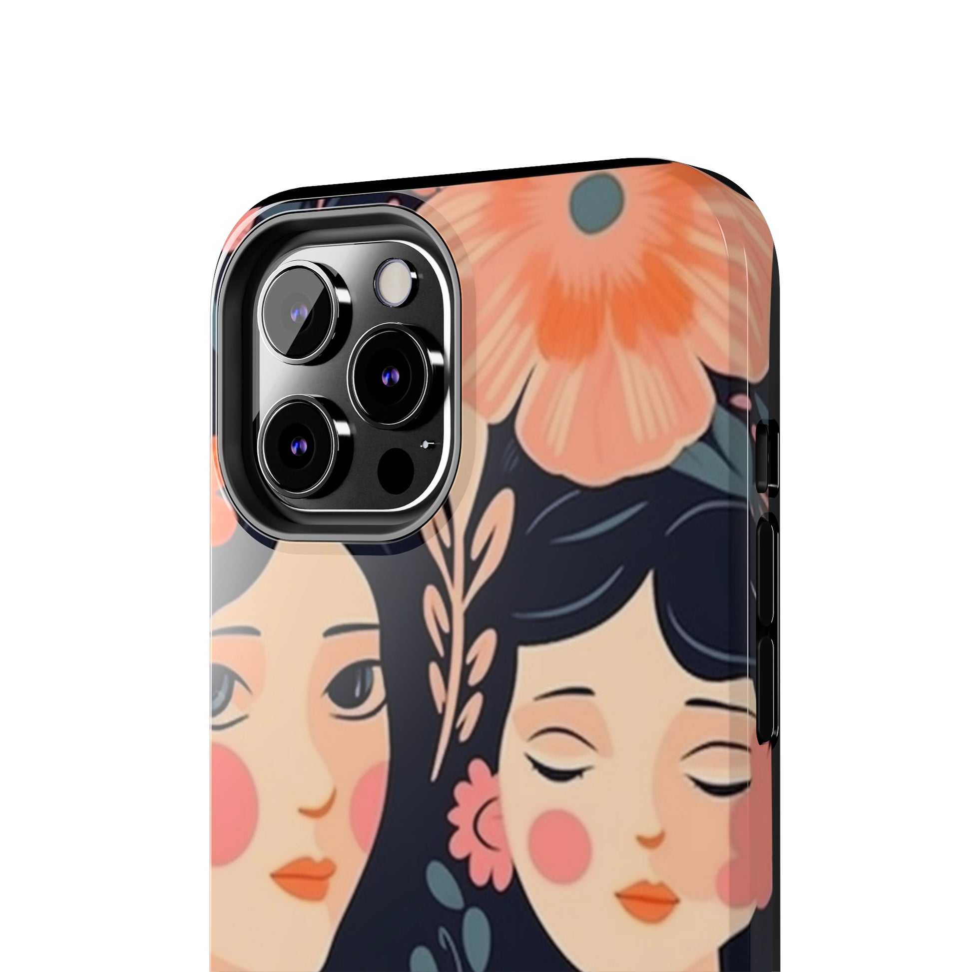 Flower MagSafe Case, Boho Wildflower Apple iPhone 14 Case, Retro Phone Case, Flower Phone Case, Cute Trendy iPhone Case, iPhone 13 - owl2you