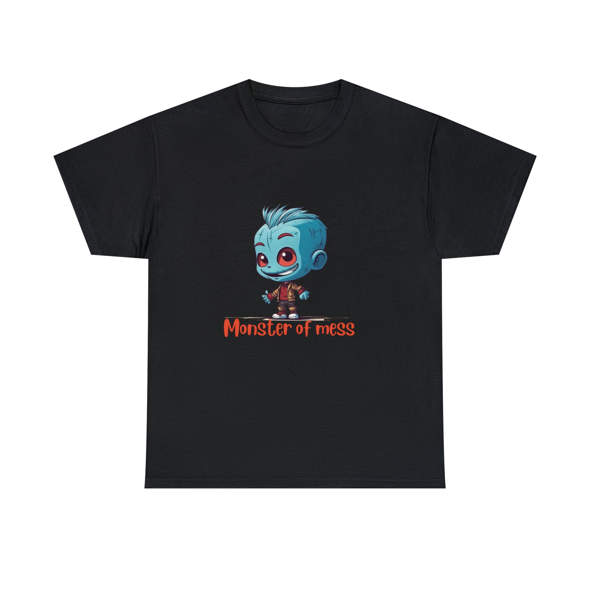 Monster of Mess Unisex Heavy Cotton Tee - Chaos Meets Style - owl2you
