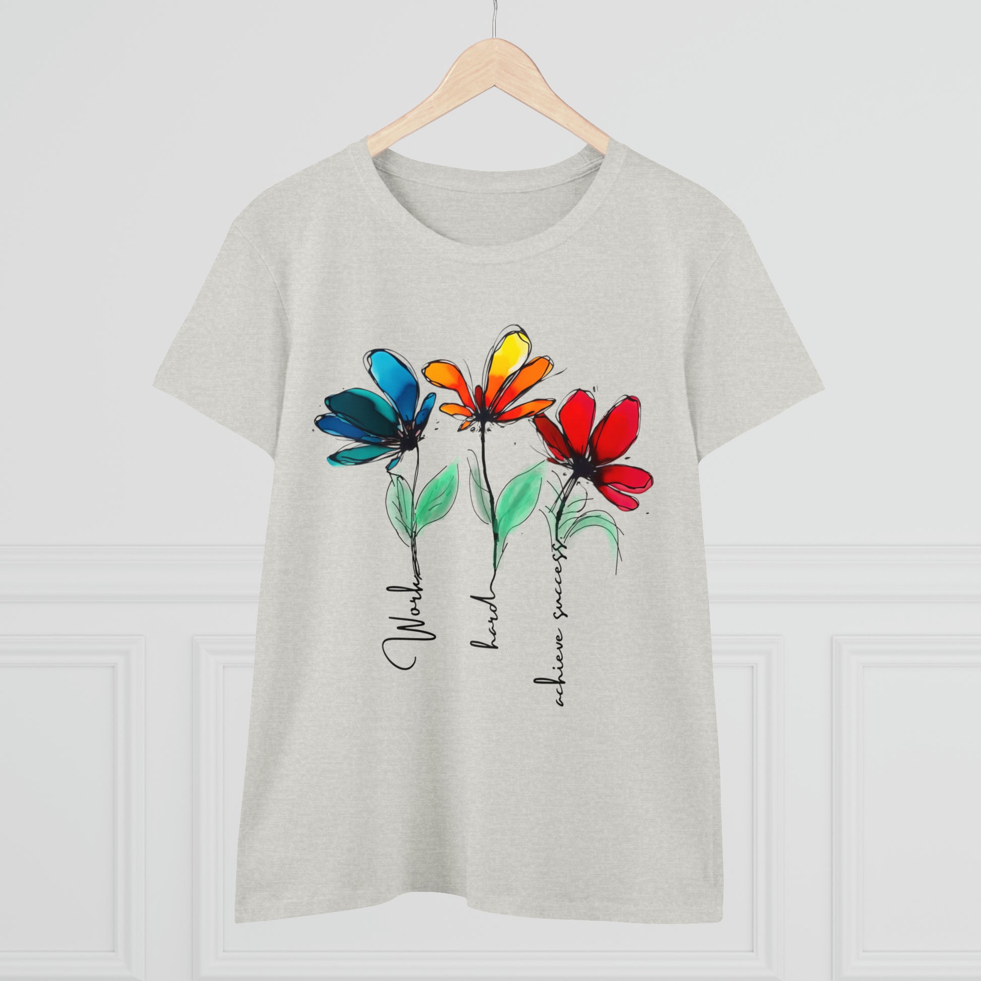 Wild Flowers Shirt, Wildflower Tshirt, Floral Shirt, Botanical Shirt, Flower Shirt, Nature Lover Shirt,Ladies Shirts, Womens Tees,Flover Tee - owl2you