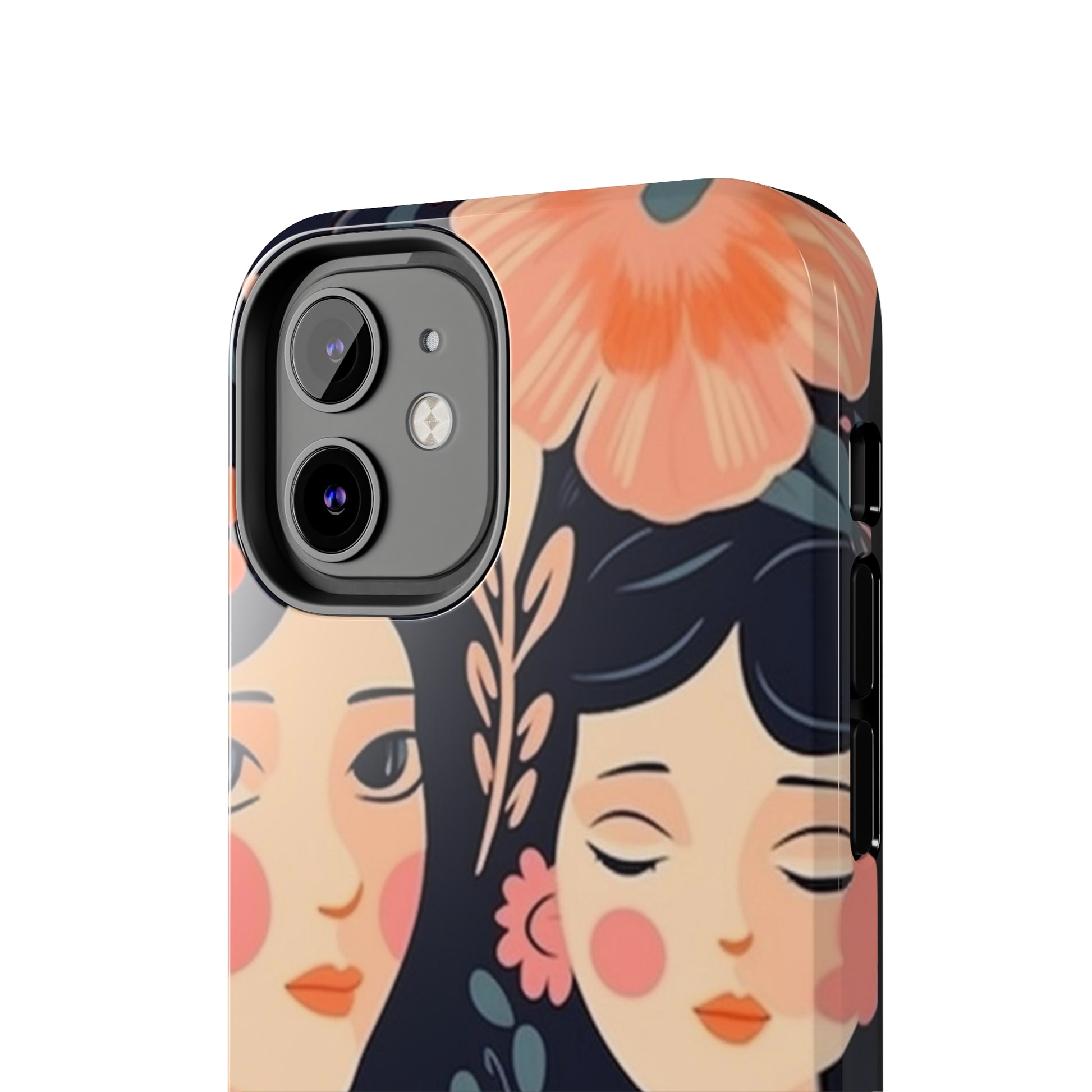 Flower MagSafe Case, Boho Wildflower Apple iPhone 14 Case, Retro Phone Case, Flower Phone Case, Cute Trendy iPhone Case, iPhone 13 - owl2you