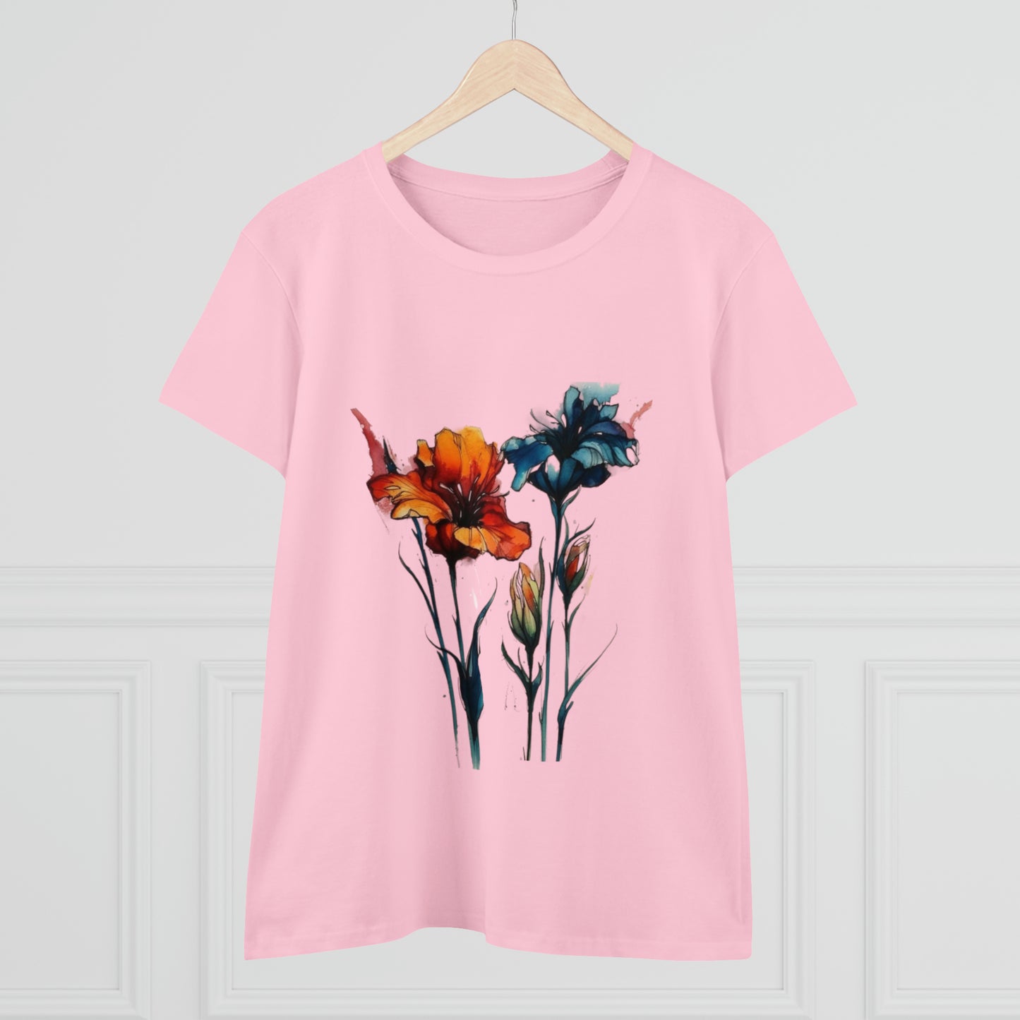 Wildflower Tshirt, Floral Shirt, Botanical Shirt, Flower Shirt, Nature Lover Shirt,Ladies Shirts, Womens, Owl2you - owl2you
