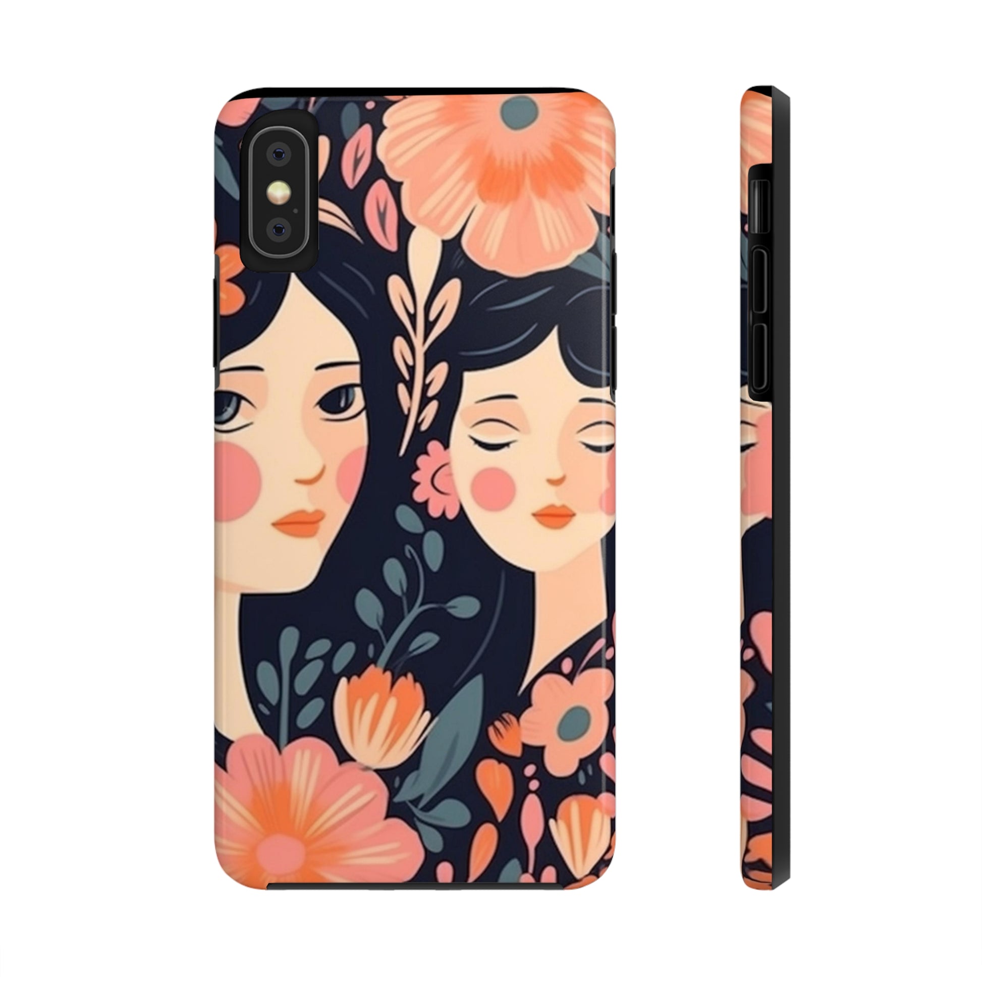 Flower MagSafe Case, Boho Wildflower Apple iPhone 14 Case, Retro Phone Case, Flower Phone Case, Cute Trendy iPhone Case, iPhone 13 - owl2you