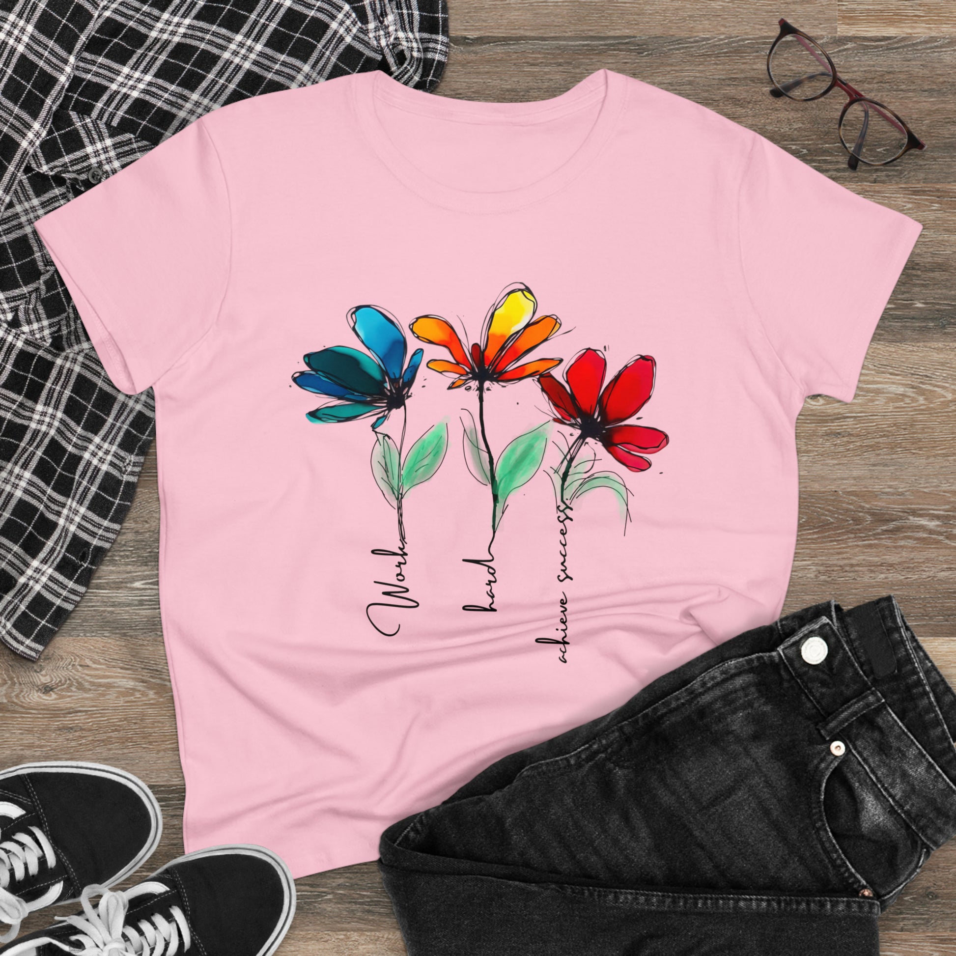 Wild Flowers Shirt, Wildflower Tshirt, Floral Shirt, Botanical Shirt, Flower Shirt, Nature Lover Shirt,Ladies Shirts, Womens Tees,Flover Tee - owl2you
