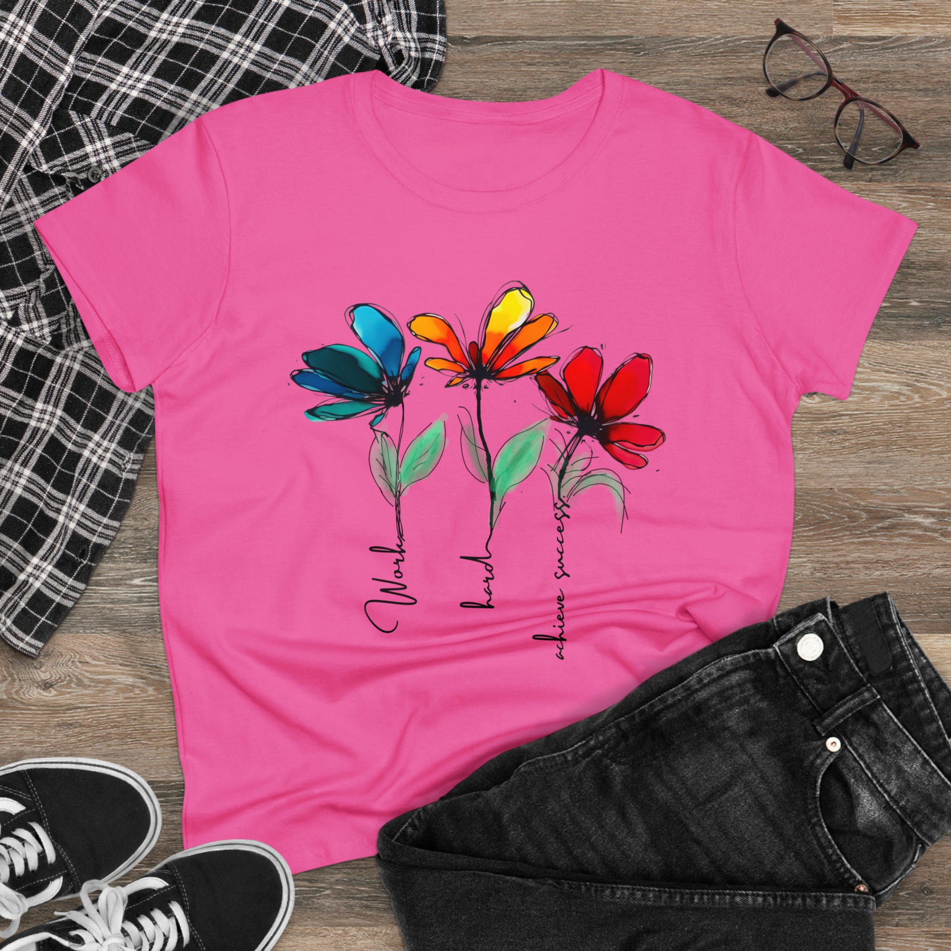 Wild Flowers Shirt, Wildflower Tshirt, Floral Shirt, Botanical Shirt, Flower Shirt, Nature Lover Shirt,Ladies Shirts, Womens Tees,Flover Tee - owl2you