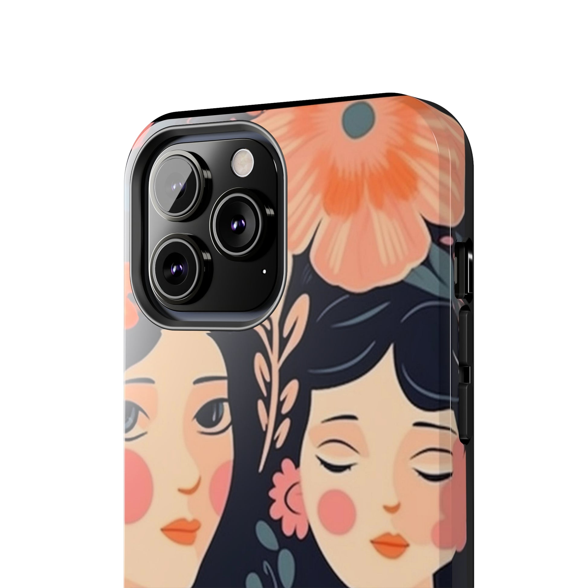 Flower MagSafe Case, Boho Wildflower Apple iPhone 14 Case, Retro Phone Case, Flower Phone Case, Cute Trendy iPhone Case, iPhone 13 - owl2you