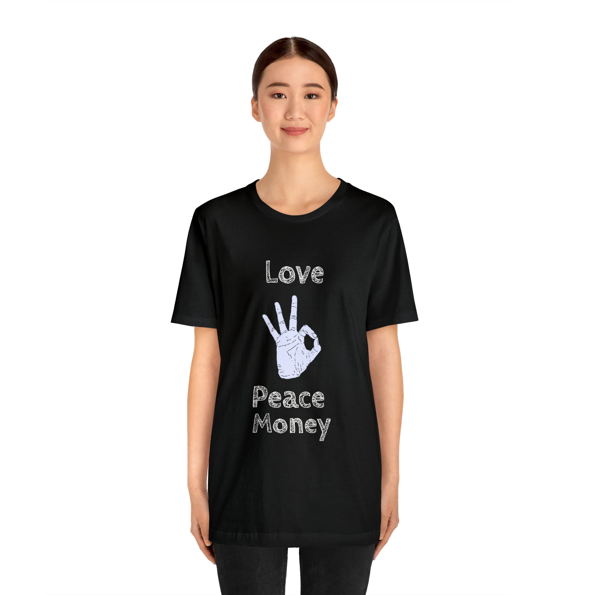 Peace Love Money Shirt, Happiness T-Shirt , Unisex Shirt, Inspirational Tee, Peace Shirt, Love Shirt - owl2you
