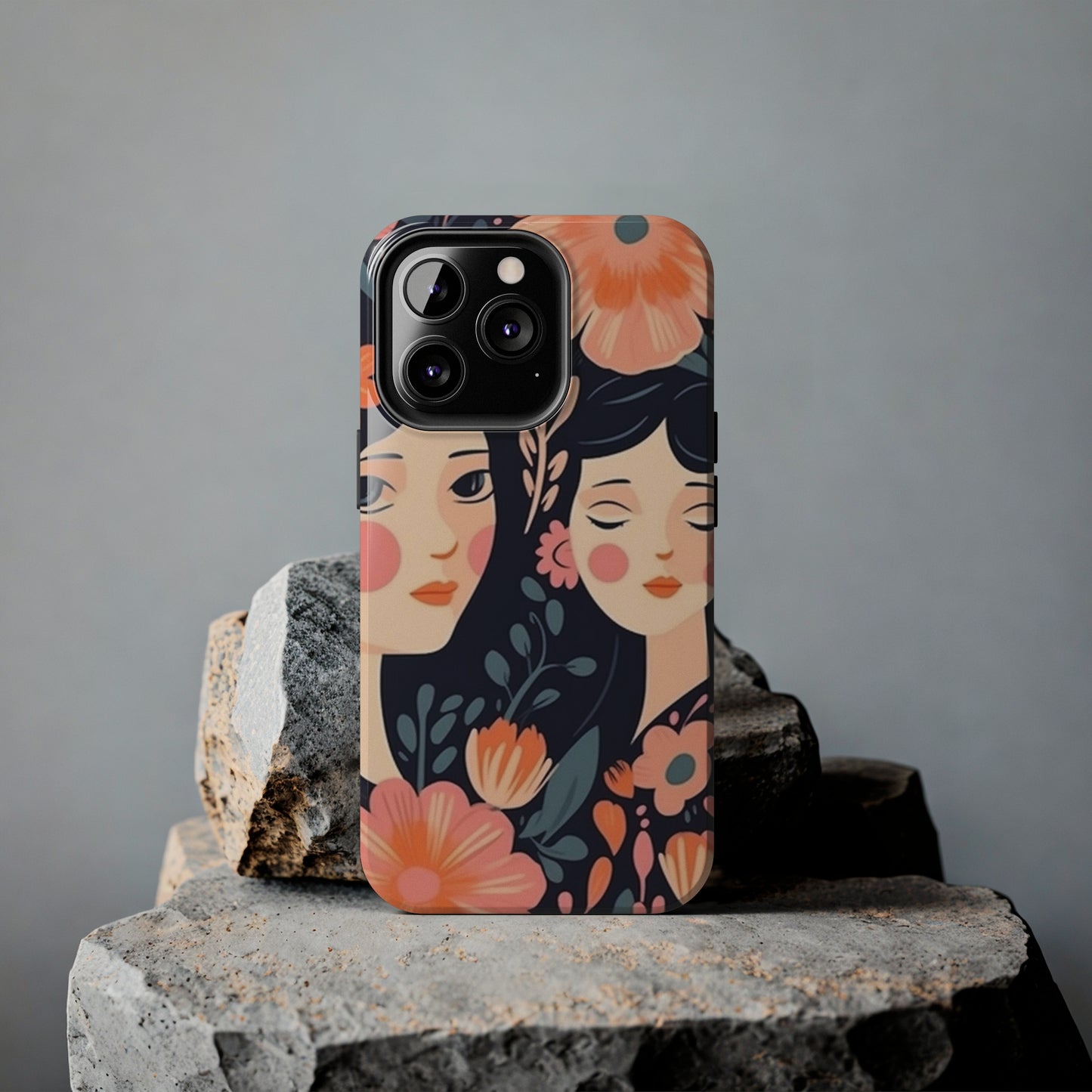 Flower MagSafe Case, Boho Wildflower Apple iPhone 14 Case, Retro Phone Case, Flower Phone Case, Cute Trendy iPhone Case, iPhone 13 - owl2you