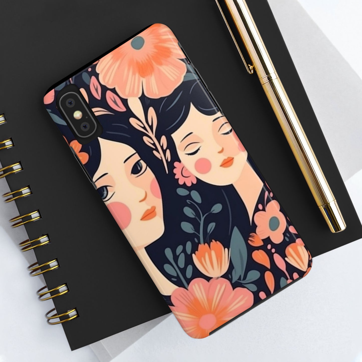 Flower MagSafe Case, Boho Wildflower Apple iPhone 14 Case, Retro Phone Case, Flower Phone Case, Cute Trendy iPhone Case, iPhone 13 - owl2you