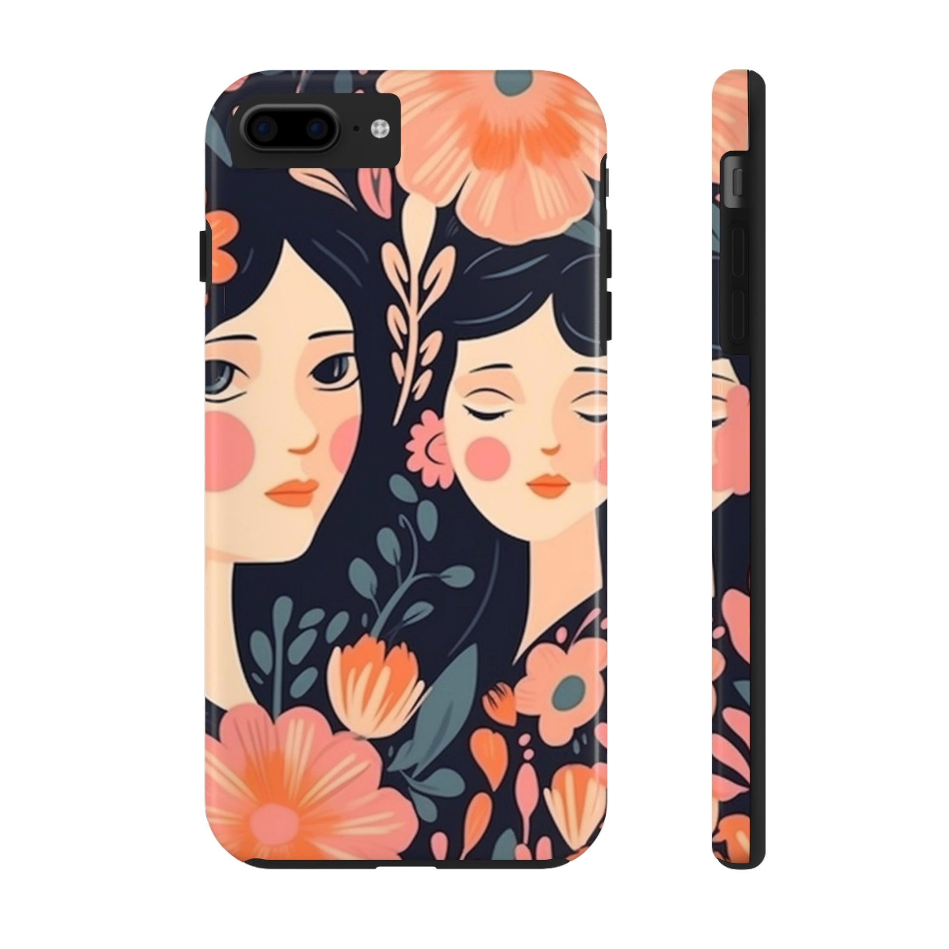 Flower MagSafe Case, Boho Wildflower Apple iPhone 14 Case, Retro Phone Case, Flower Phone Case, Cute Trendy iPhone Case, iPhone 13 - owl2you