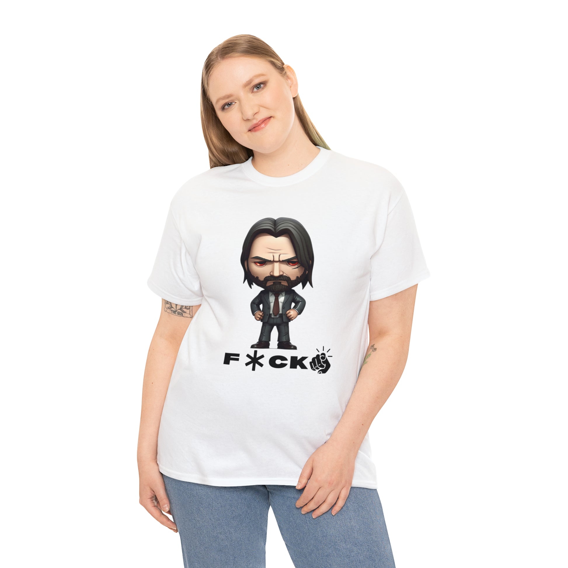 Legendary John Wick Funko Pop-Inspired Pullover: Unleash Your Inner Action HeroUnisex Heavy Cotton Tee - owl2you