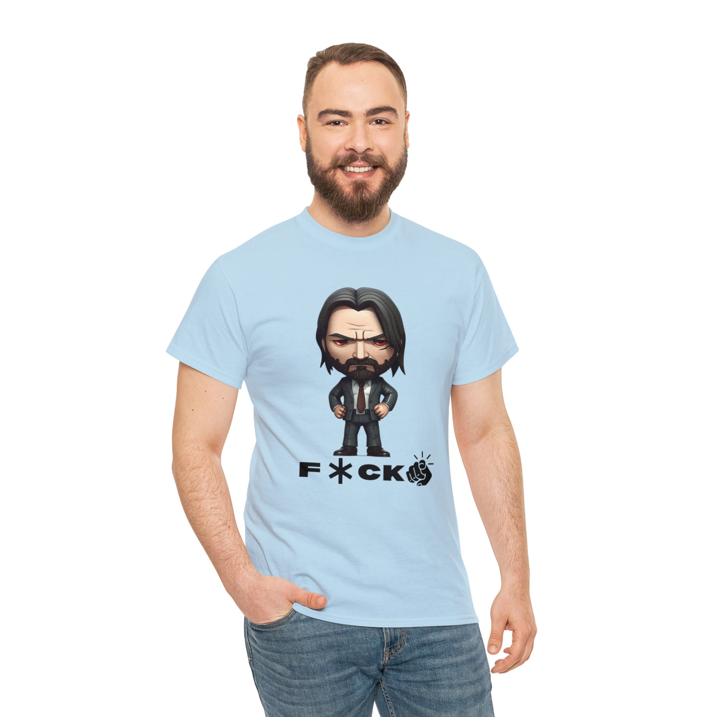 Legendary John Wick Funko Pop-Inspired Pullover: Unleash Your Inner Action HeroUnisex Heavy Cotton Tee - owl2you