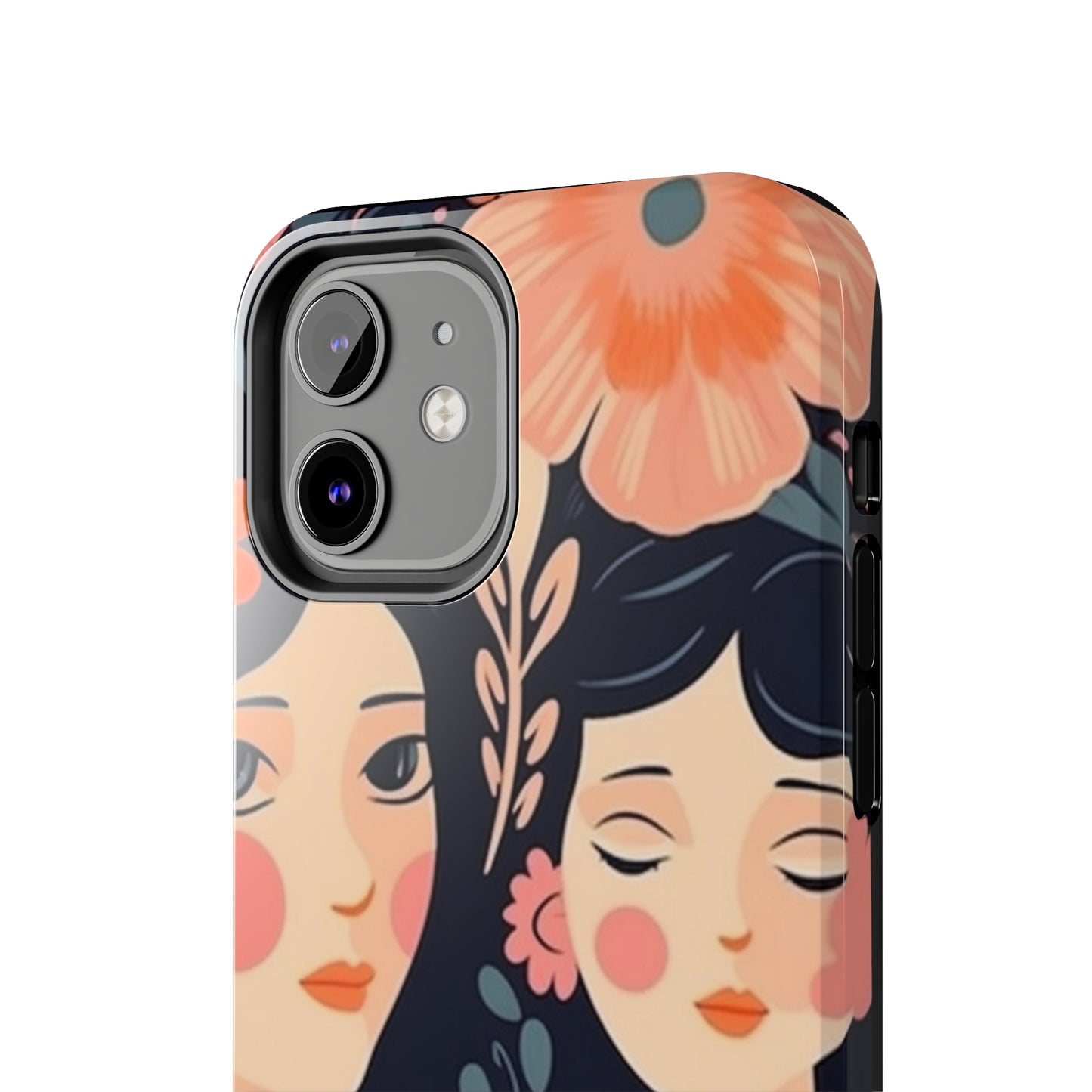 Flower MagSafe Case, Boho Wildflower Apple iPhone 14 Case, Retro Phone Case, Flower Phone Case, Cute Trendy iPhone Case, iPhone 13 - owl2you