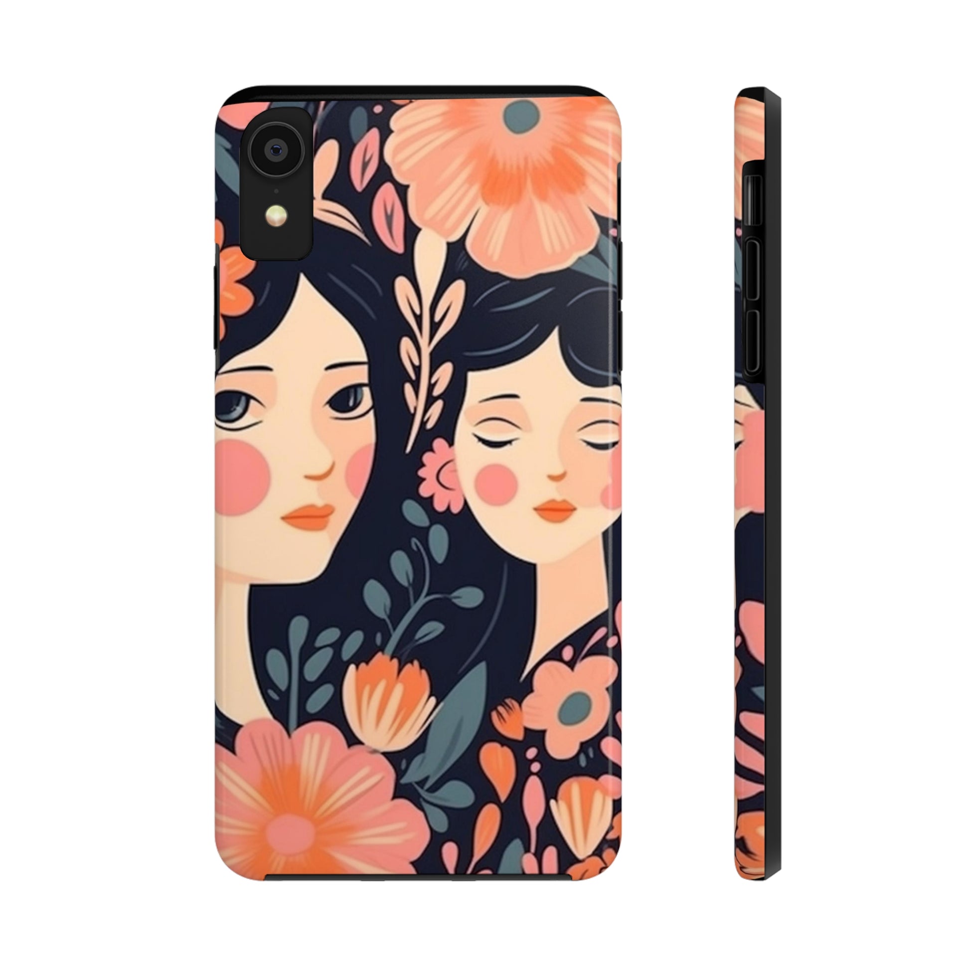 Flower MagSafe Case, Boho Wildflower Apple iPhone 14 Case, Retro Phone Case, Flower Phone Case, Cute Trendy iPhone Case, iPhone 13 - owl2you