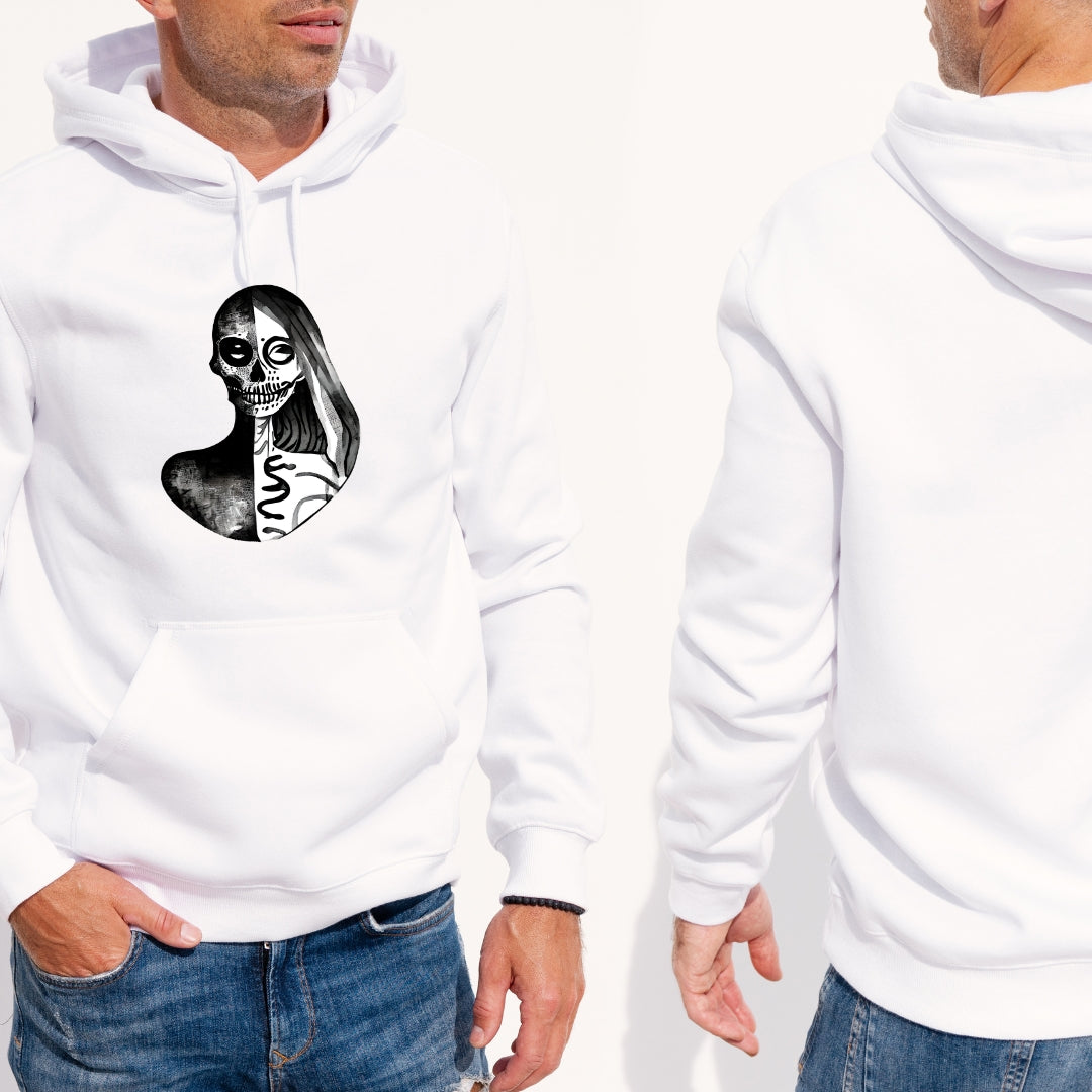 Hoodie Featuring the Enigmatic Caravela Woman