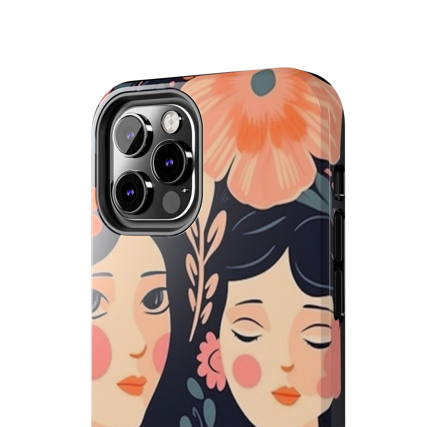Flower MagSafe Case, Boho Wildflower Apple iPhone 14 Case, Retro Phone Case, Flower Phone Case, Cute Trendy iPhone Case, iPhone 13 - owl2you
