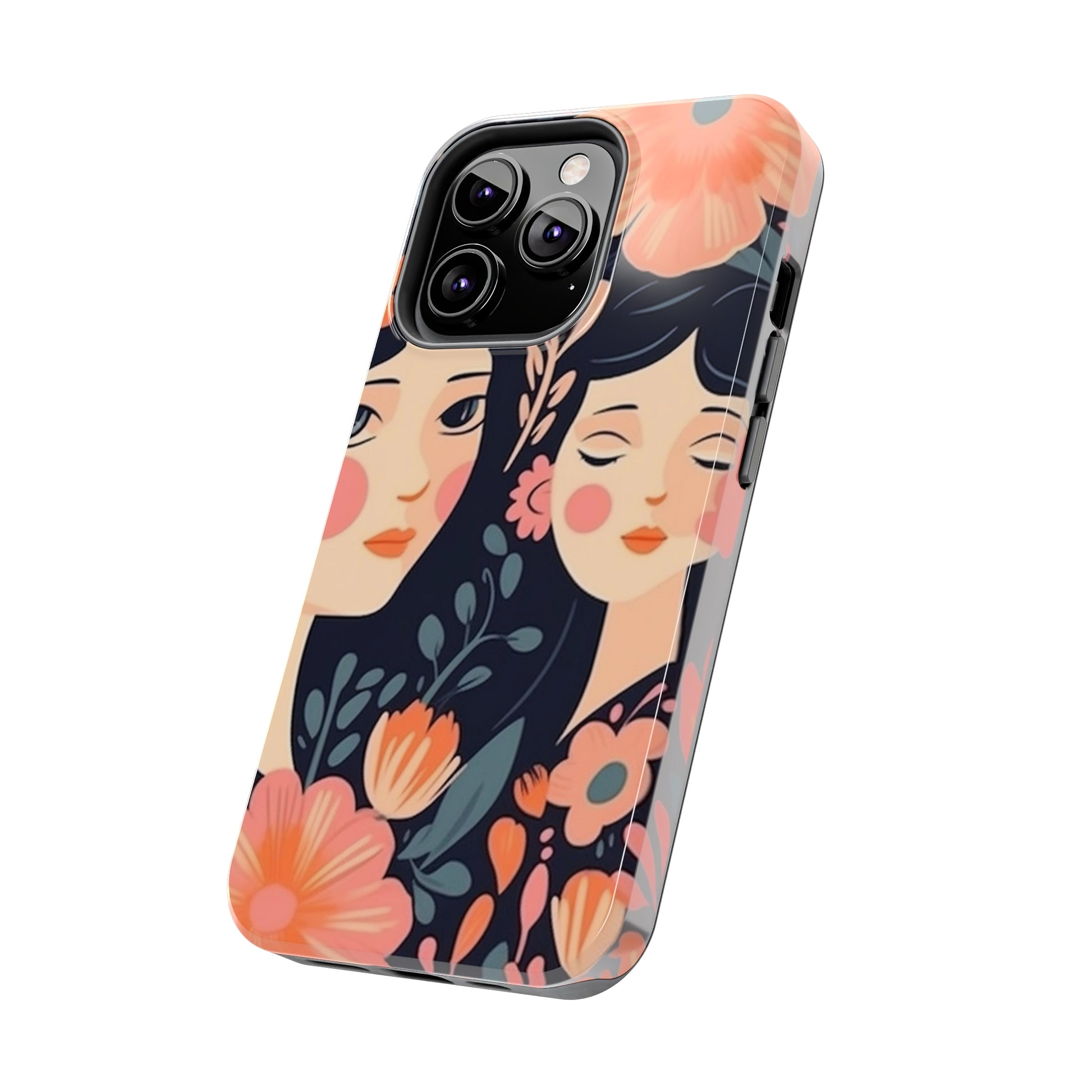 Flower MagSafe Case, Boho Wildflower Apple iPhone 14 Case, Retro Phone Case, Flower Phone Case, Cute Trendy iPhone Case, iPhone 13 - owl2you