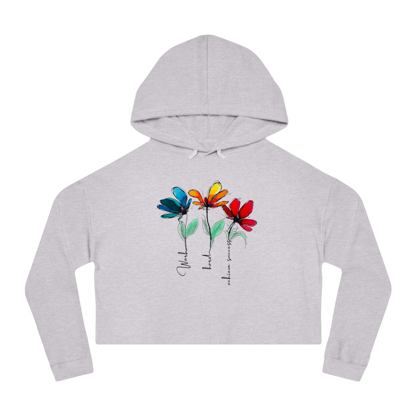 Cropped Hoodie For Women, Womens Lightweight Crop Hooded Sweatshirt Owl2You - owl2you