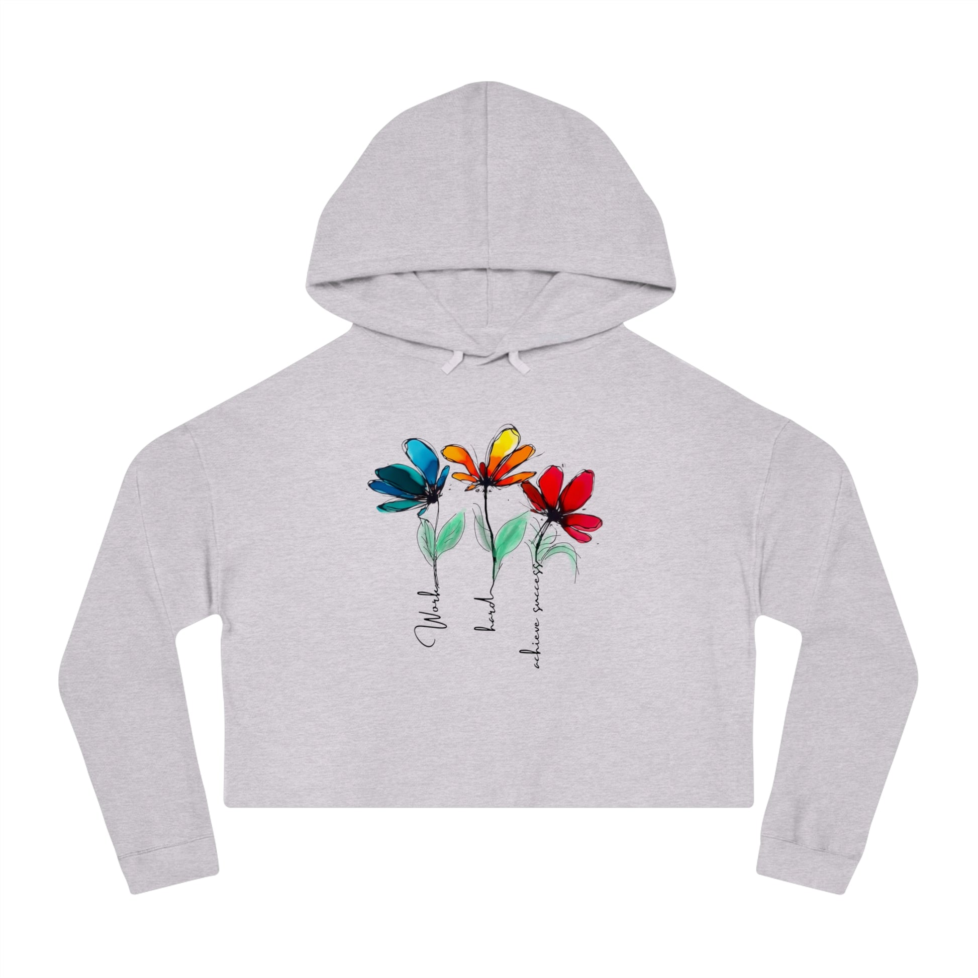 Cropped Hoodie For Women, Womens Lightweight Crop Hooded Sweatshirt Owl2You - owl2you
