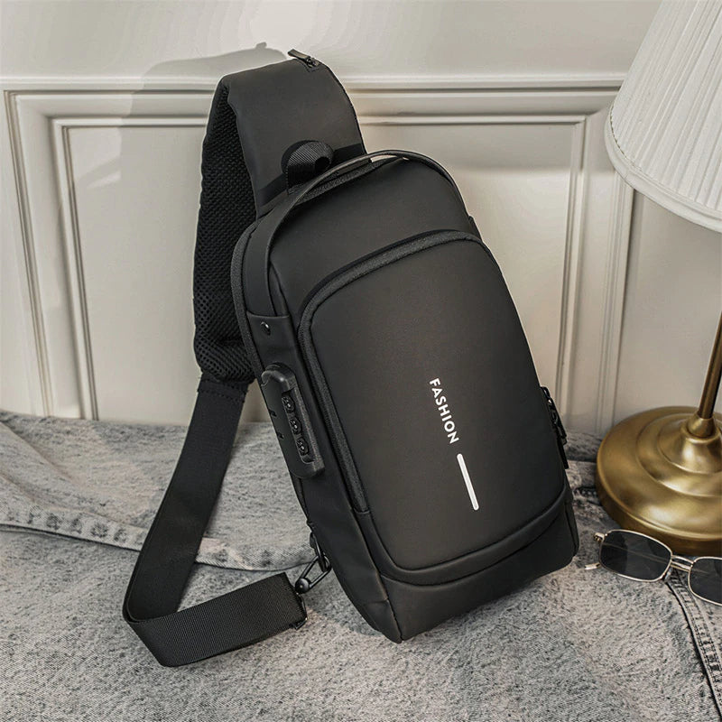 Stylish Exclusive Leather Chest Bag – A perfect blend of fashion and function for your daily essentials.