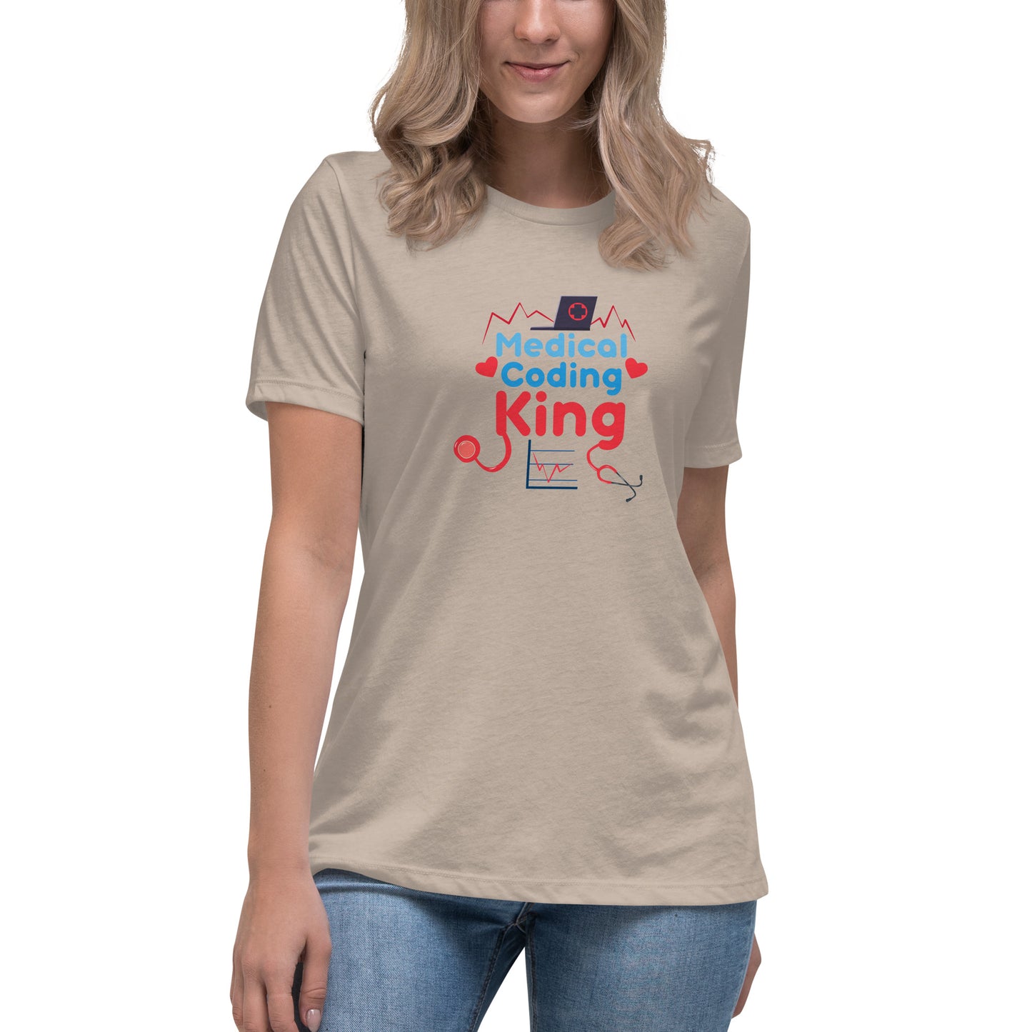 Medical Coding King Women's Relaxed T-Shirt