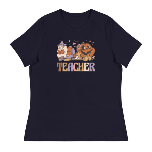 Halloween Teacher Women's Relaxed T-Shirt