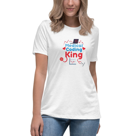 Medical Coding King Women's Relaxed T-Shirt